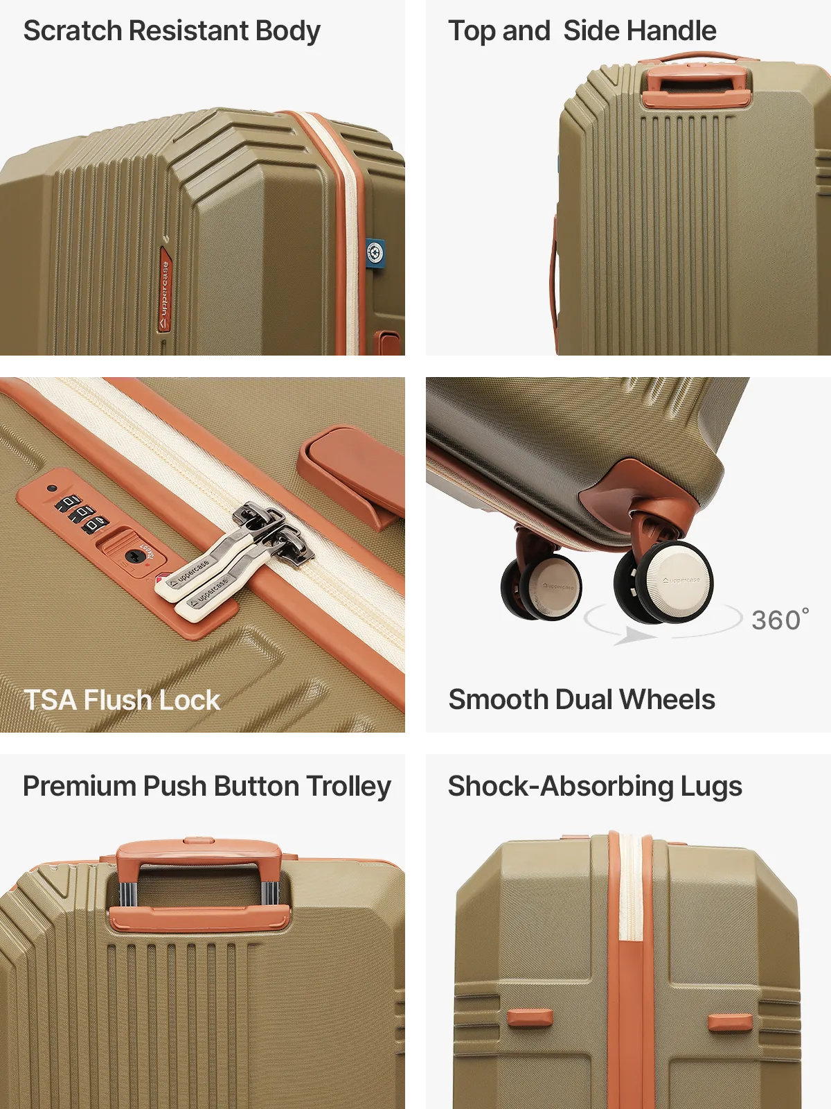 Vector Brown Large Trolley