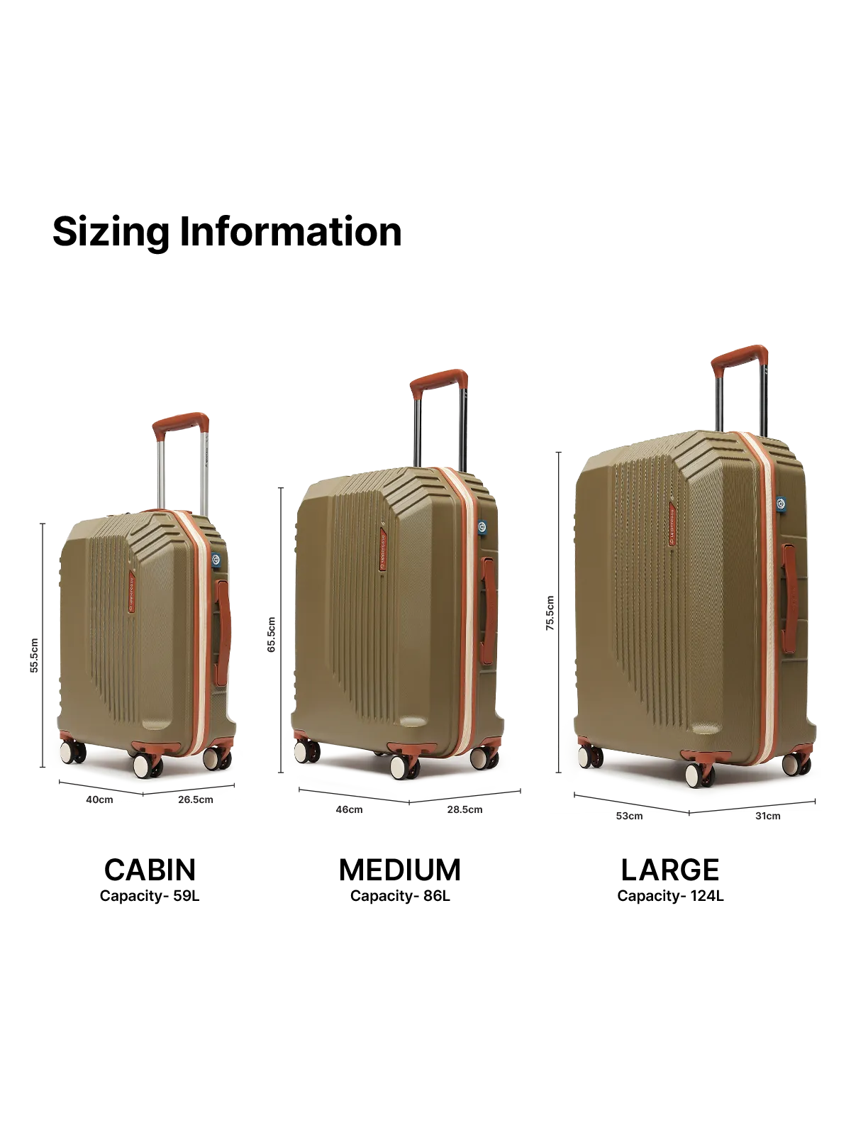 Vector Brown Large Trolley