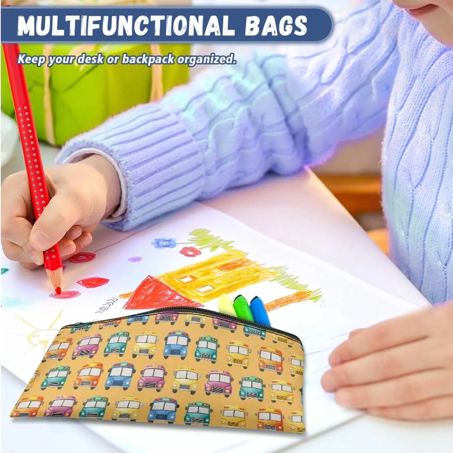 Vehicle Backpack for Toddler Boys Lightweight 4 Pcs Kids Bookbag and Lunch Box Set Large Capacity School Bag for Preschool Primary Travel Book Bag