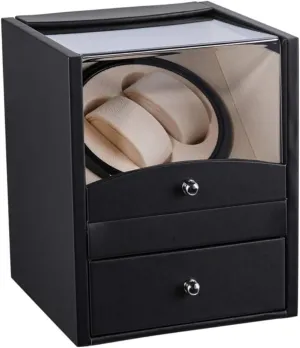 VejiA Watch Case Watch Winders Electric Shaker Watch Winder Box Mechanical Watch Display Box Single Motor Automatic Winding Watch Collection Box Watch