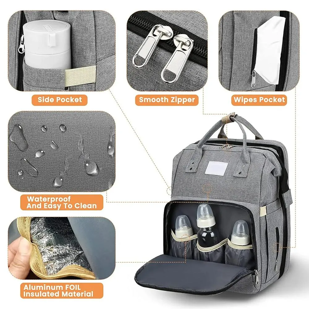 VersaBag 3-in-1 Portable Diaper Bag Crib