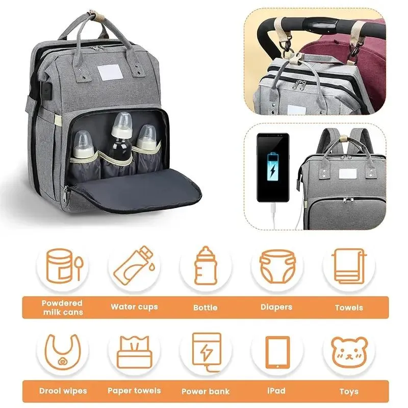 VersaBag 3-in-1 Portable Diaper Bag Crib