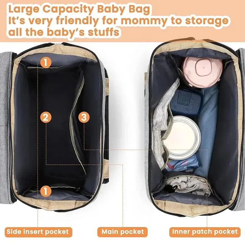 VersaBag 3-in-1 Portable Diaper Bag Crib