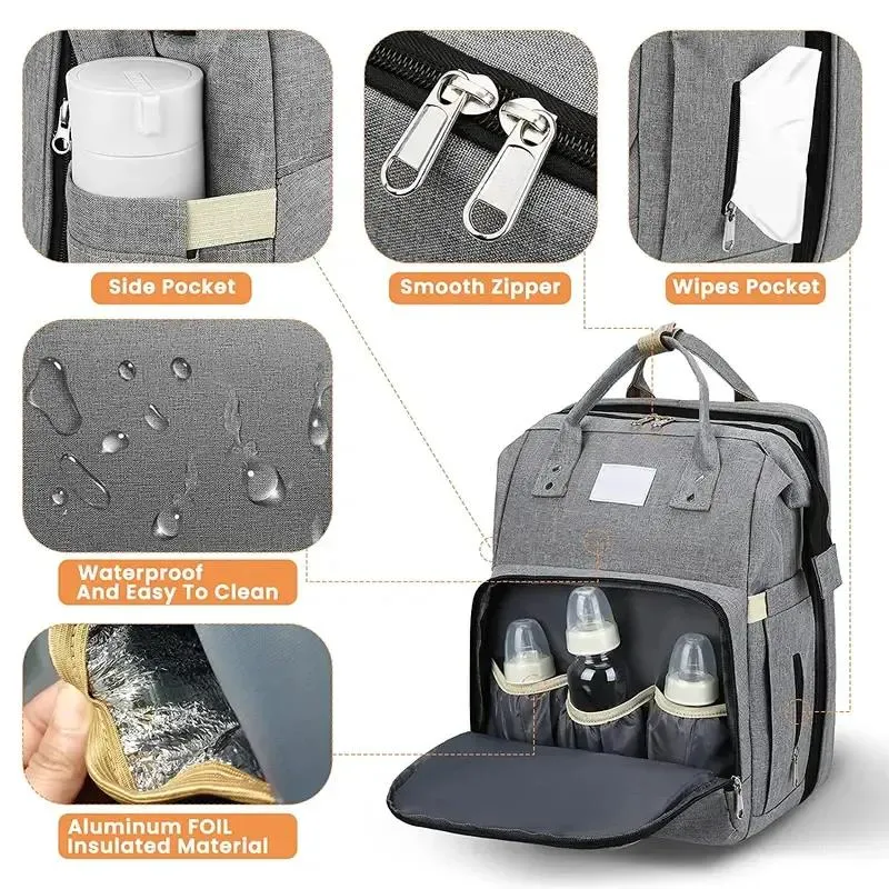 VersaBag 3-in-1 Portable Diaper Bag Crib