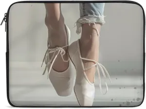 Vintage Art Ballet Shoes Laptop Sleeve 13/15 Inch Durable Briefcase Cover Shockproof Protective Case Handbags Portable Laptop Bag