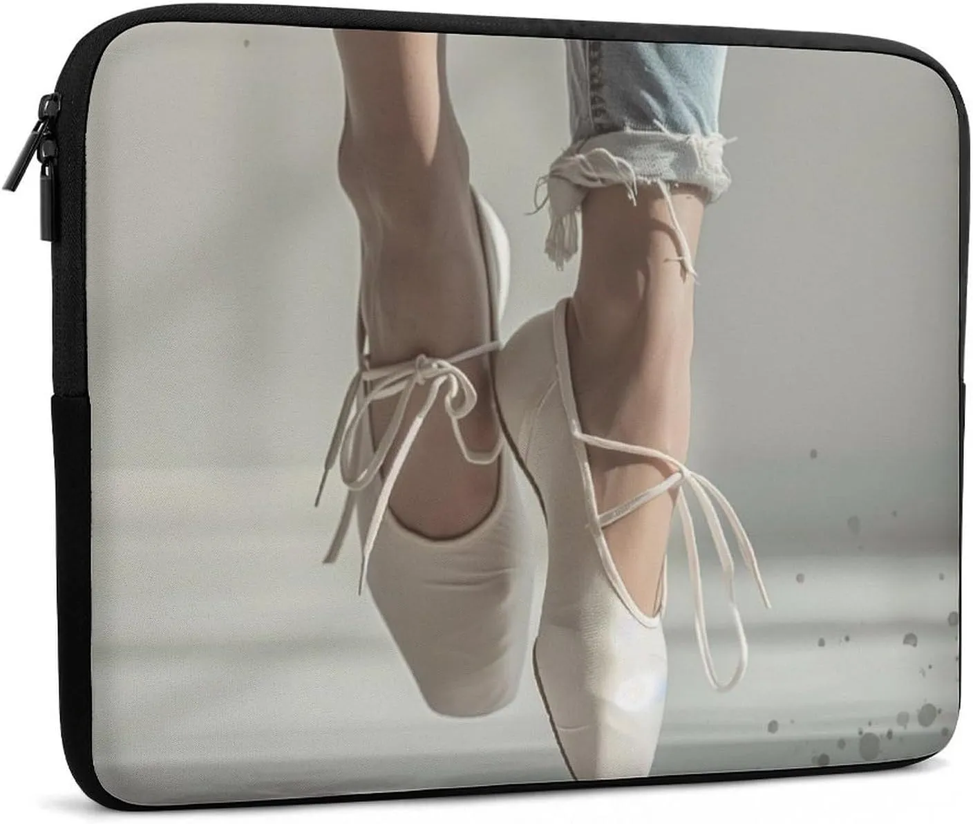 Vintage Art Ballet Shoes Laptop Sleeve 13/15 Inch Durable Briefcase Cover Shockproof Protective Case Handbags Portable Laptop Bag