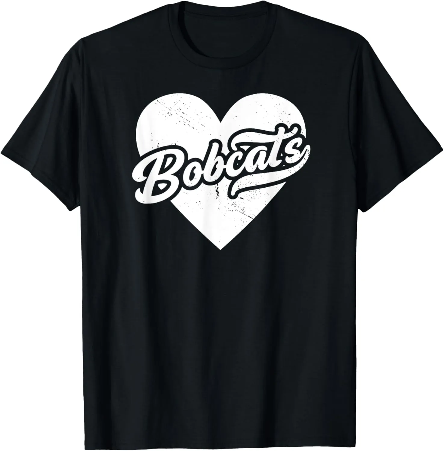 Vintage Bobcats School Spirit Go Bobcats Love T-Shirt