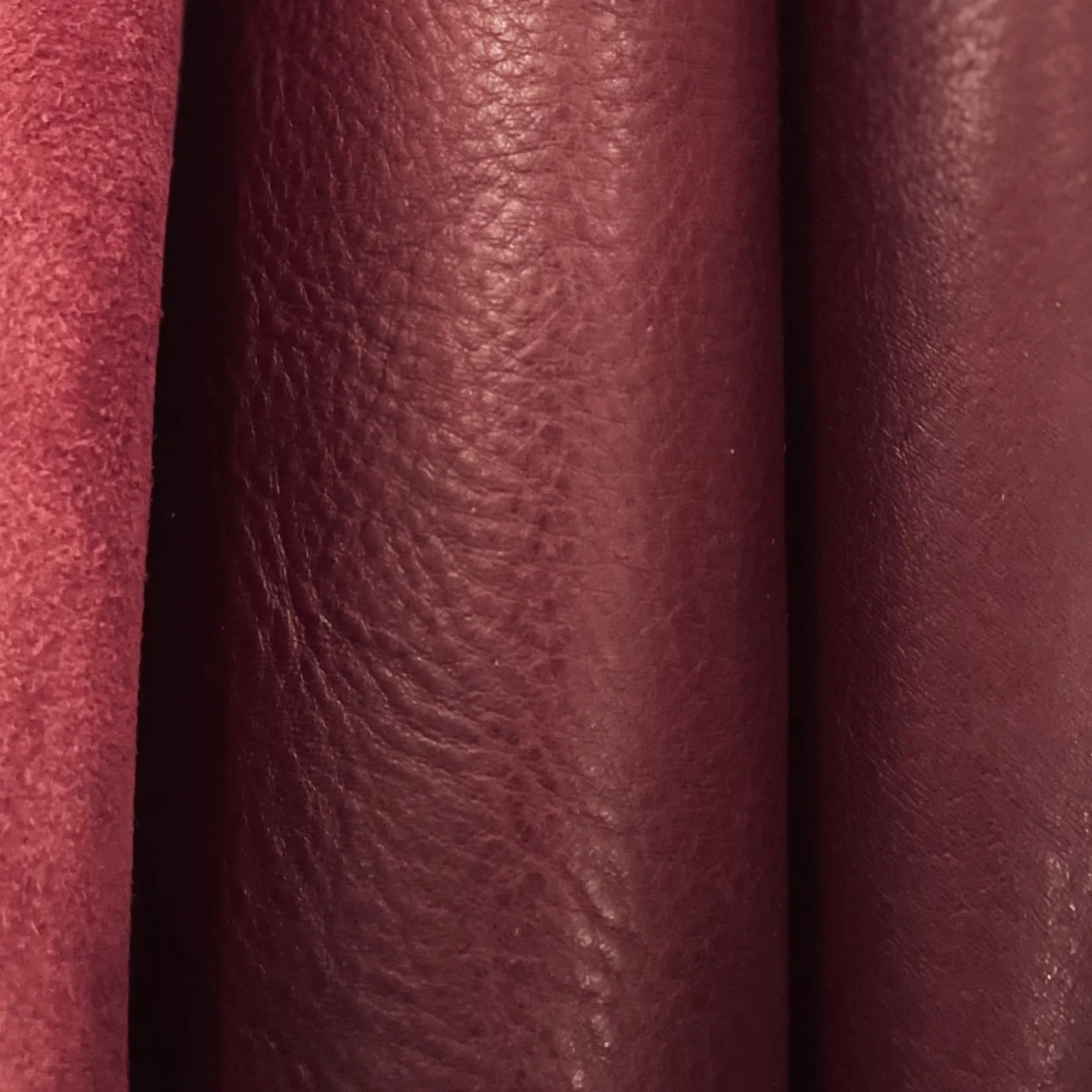 VINTAGE - dyed through double shoulders- BORDO