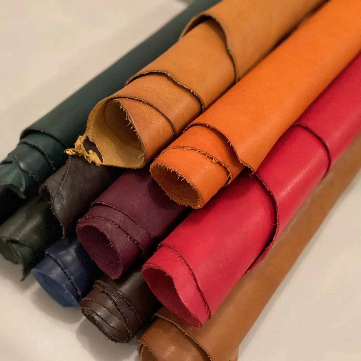 VINTAGE - dyed through double shoulders- BORDO