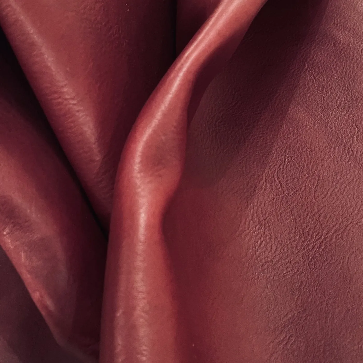 VINTAGE - dyed through double shoulders- BORDO