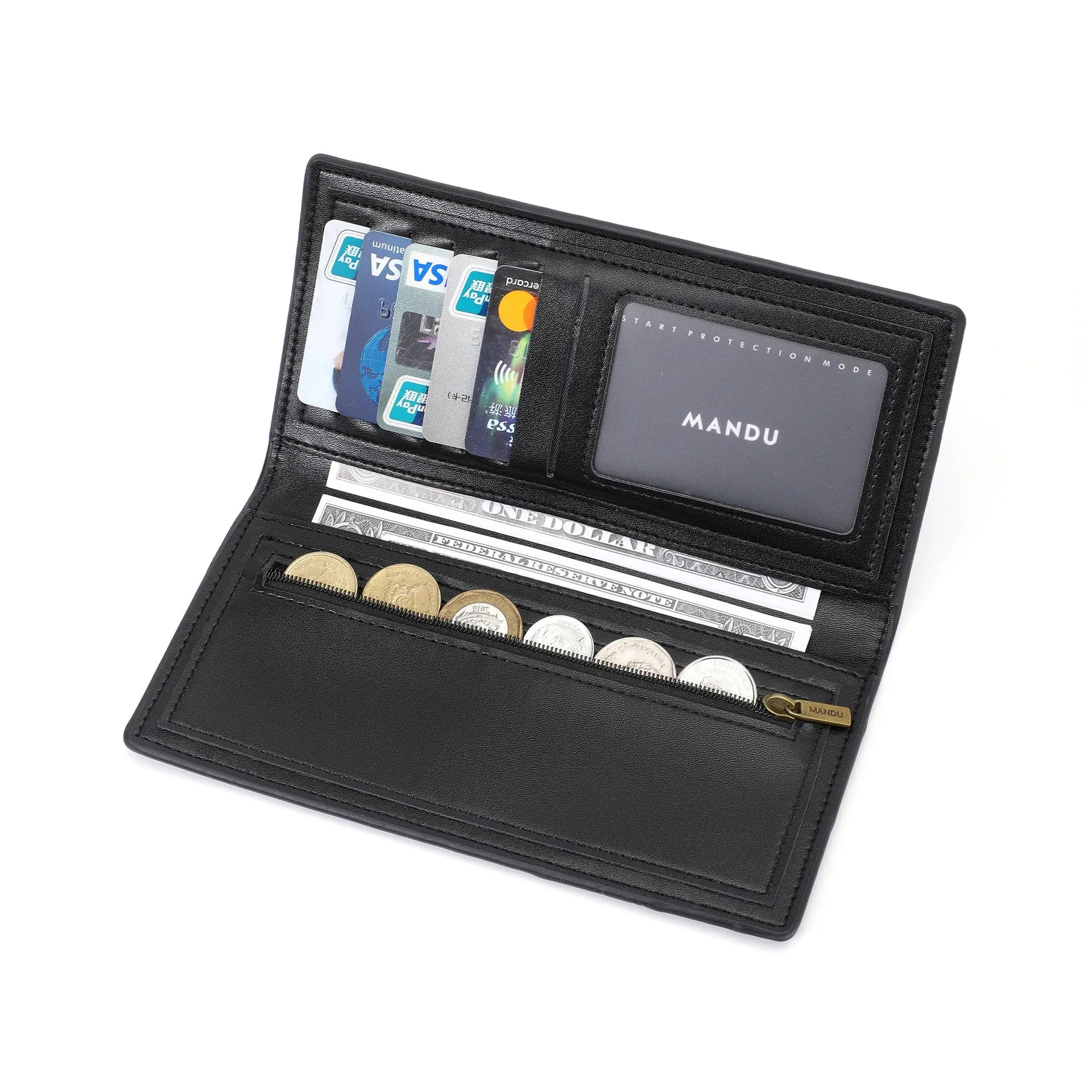 WA360 - RFID Anti-Theft Long Men's Wallet