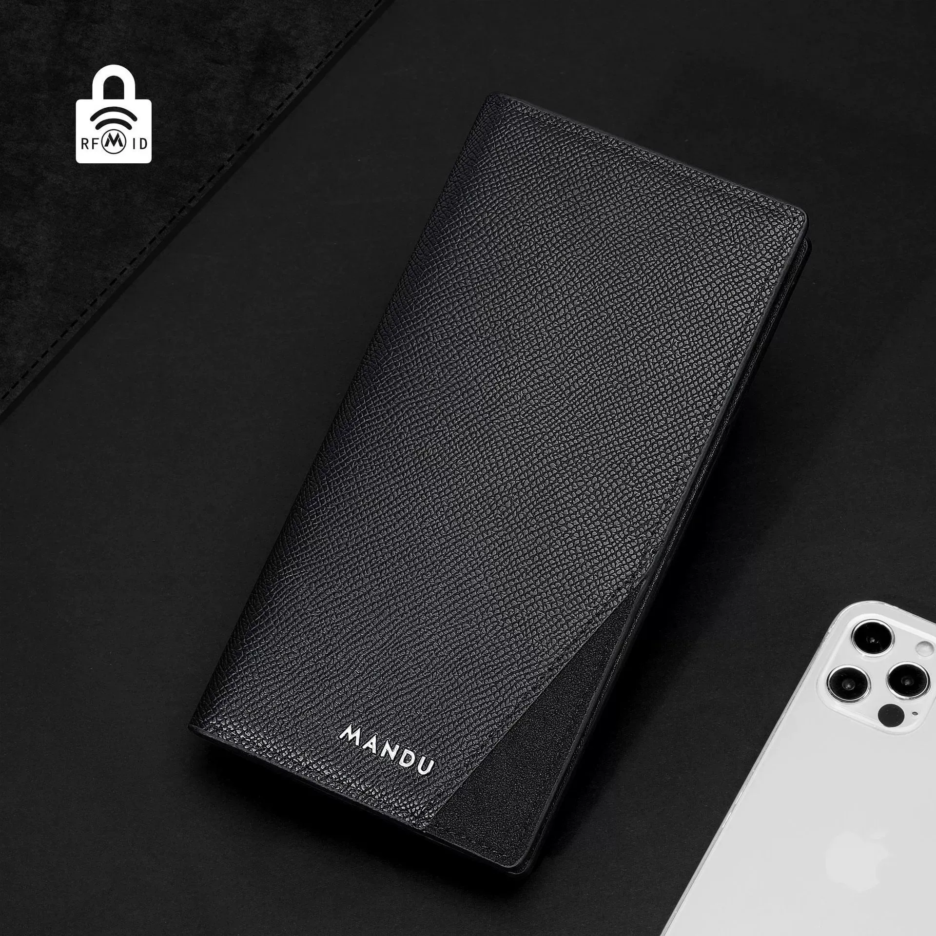 WA360 - RFID Anti-Theft Long Men's Wallet