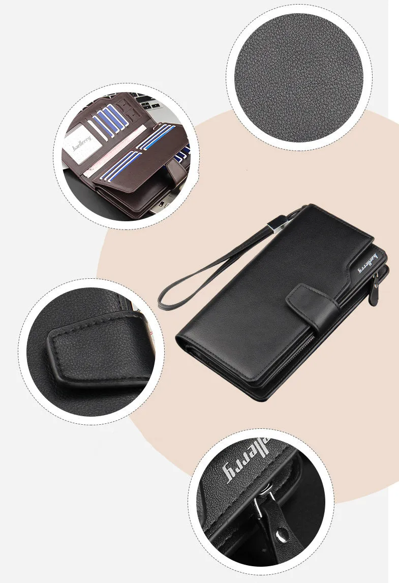 WA363 - Retro Baellerry Long Men's Wallet