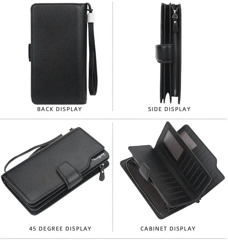 WA363 - Retro Baellerry Long Men's Wallet