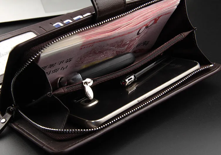 WA363 - Retro Baellerry Long Men's Wallet