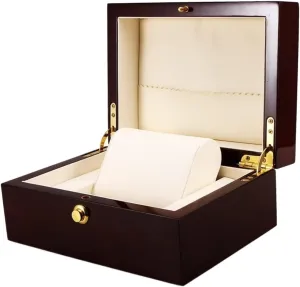 Watch Case Wood Single Grid Watch Box Organizer Watch Display Case Elegant Box Wristwatch Bangle Storage Case Watch Box