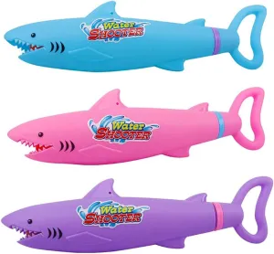 Water Guns for Kids Ages 4-8 Swimming Pool 3 Pack Shark Toys Water Squirt Guns 30 FT Range Summer Outdoor Games for Toddlers Age 2-4