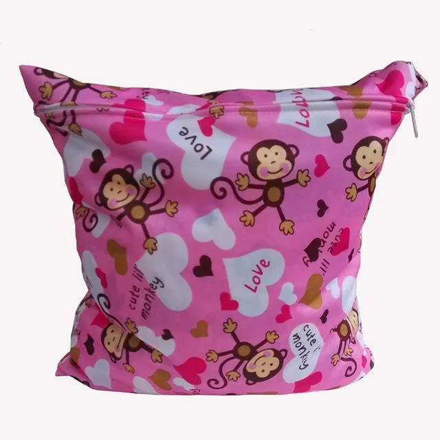 Waterproof Baby Diaper Cartoon Wetbag On Sale