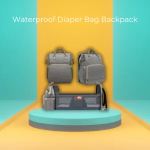 Waterproof Diaper Bag Backpack with Changing Station