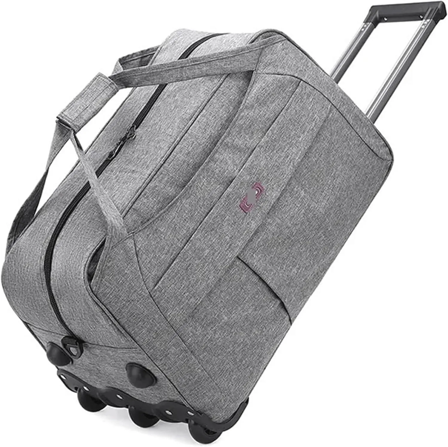 Waterproof Fabric Luggage with Wheels Portable Travel Trolley Case Large Capacity Duffel Bag Multifunctional Backpack