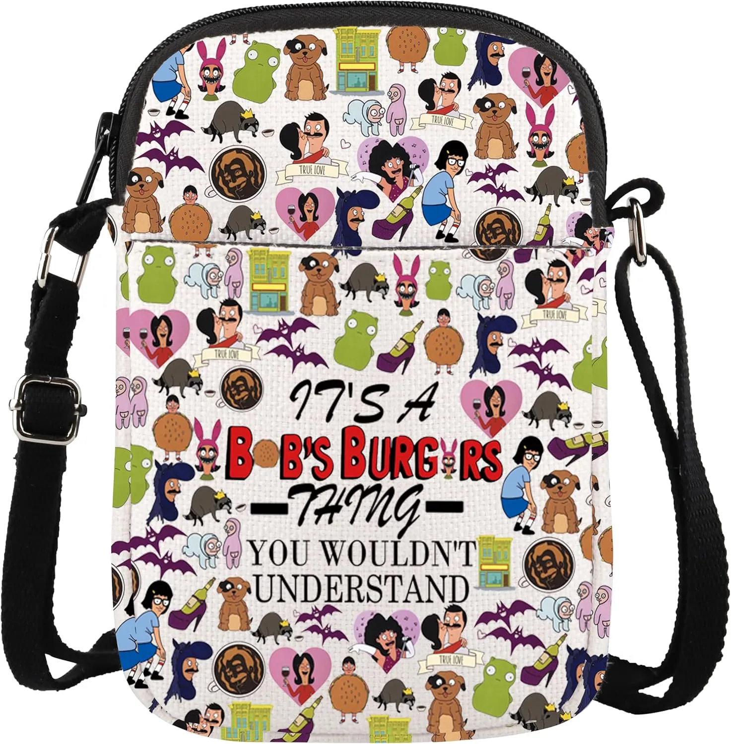 WCGXKO Cartoon Merch Crossbody Bag Cartoon Gift Cartoon Family Messenger Bag