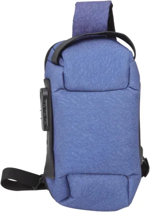 Weather - Adaptive Security Shoulder Bag with Advanced Lock Technology & Organized Storage Zones for Outdoor Exploration (Long - Lasting Synthetic Fiber) (Blue (0.6mm Thickness))
