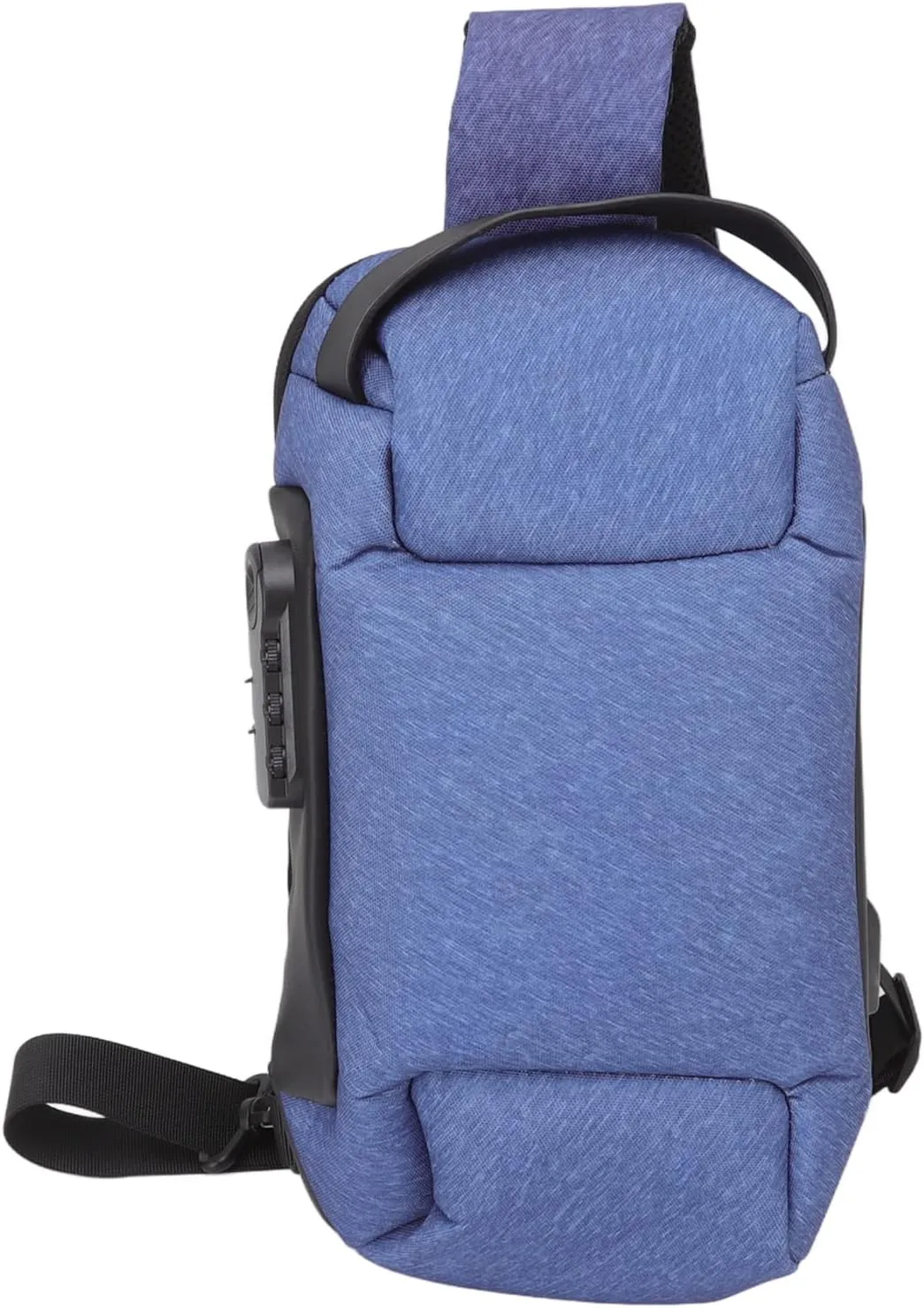 Weather - Adaptive Security Shoulder Bag with Advanced Lock Technology & Organized Storage Zones for Outdoor Exploration (Long - Lasting Synthetic Fiber) (Blue (0.6mm Thickness))