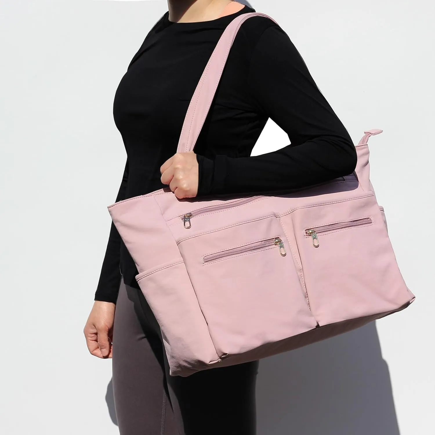 Weekender Bag Carry On Bag Overnight Tote Travel Duffle with 13 Pockets for Travel,Work，Gym,Beach,Teacher,Nurse