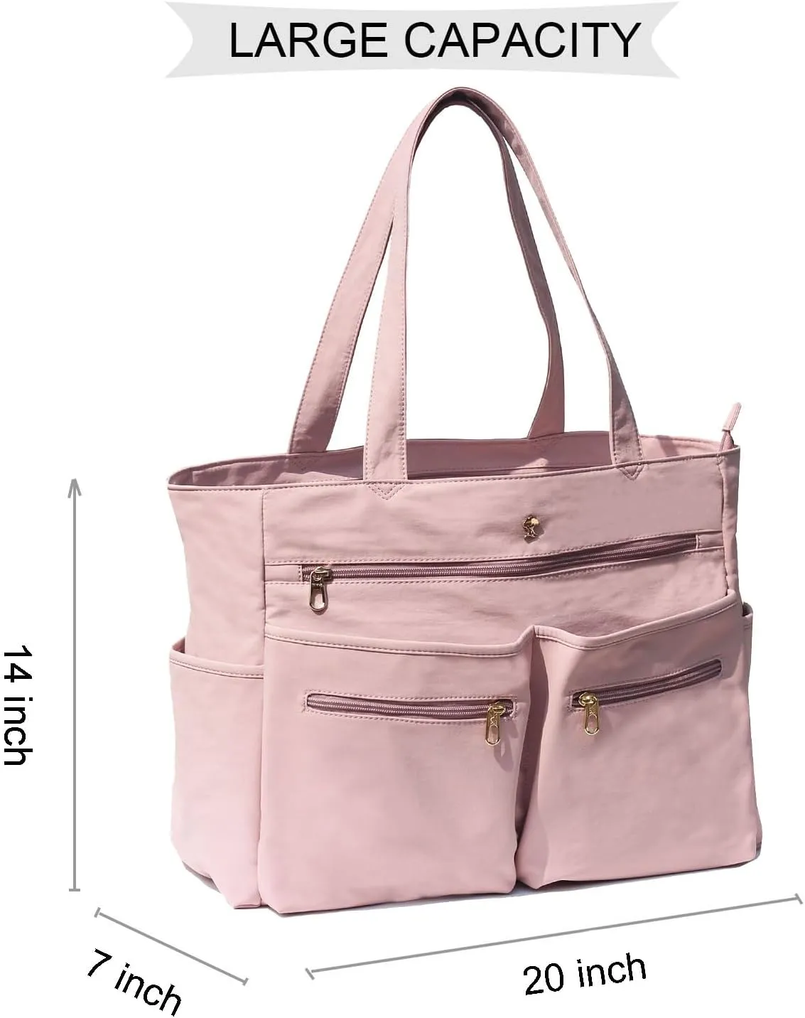 Weekender Bag Carry On Bag Overnight Tote Travel Duffle with 13 Pockets for Travel,Work，Gym,Beach,Teacher,Nurse