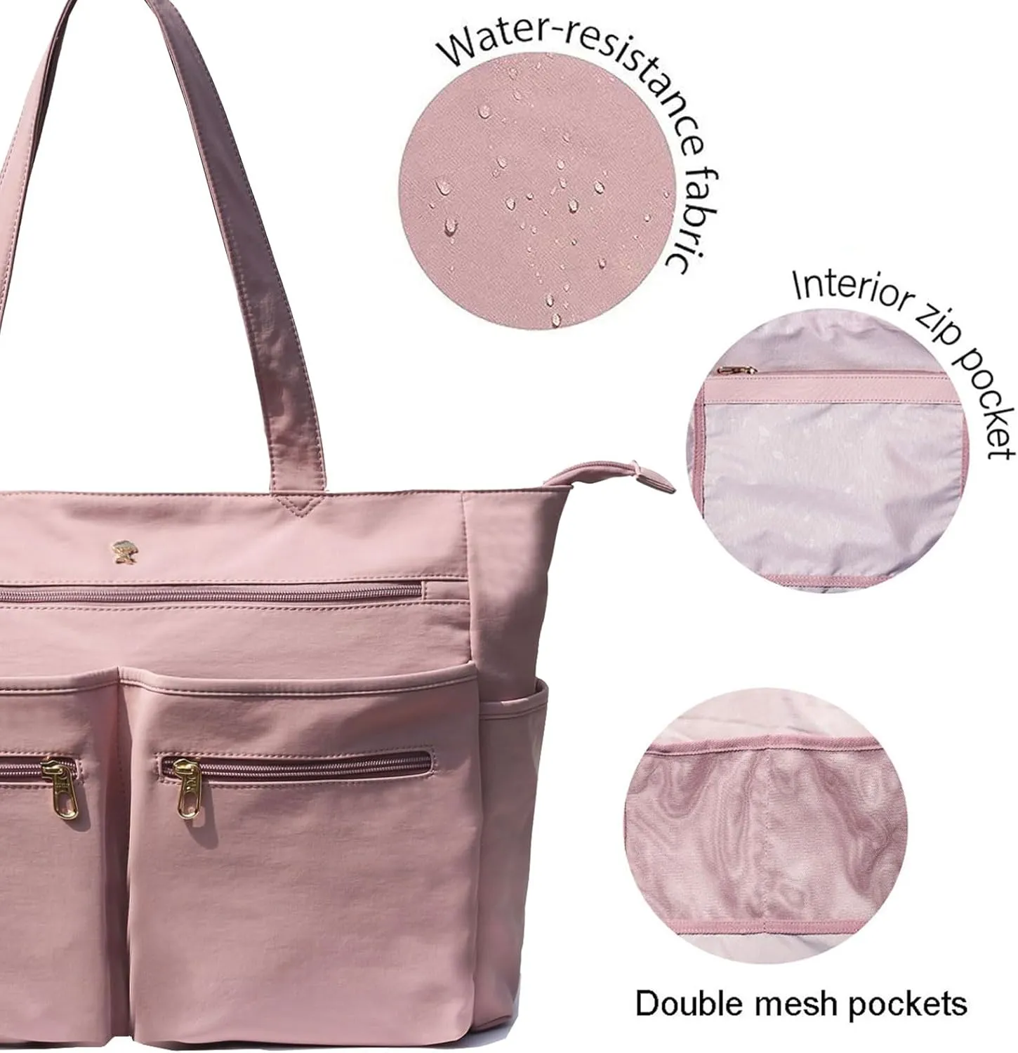 Weekender Bag Carry On Bag Overnight Tote Travel Duffle with 13 Pockets for Travel,Work，Gym,Beach,Teacher,Nurse