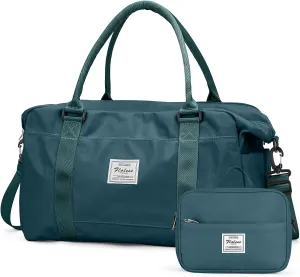 Weekender Bags for Women, Travel Duffle Bag with Laptop Pocket, Carry on Overnight Bag with Separate Toiletry Bag