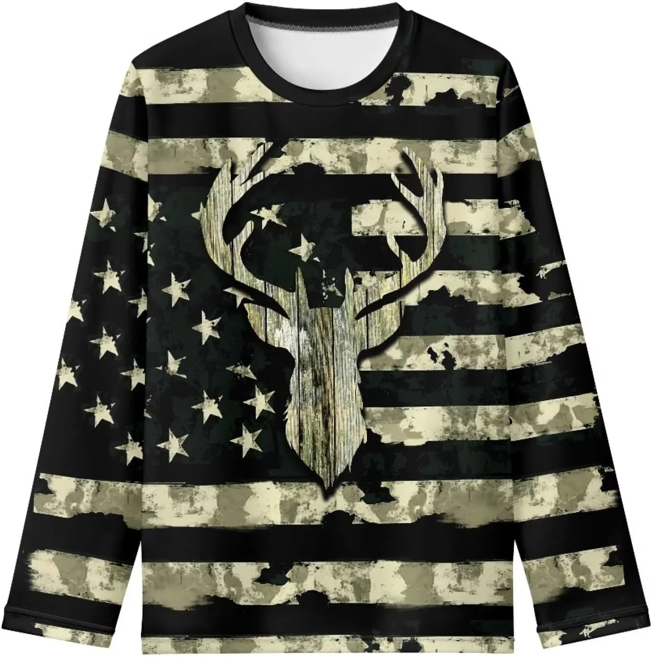 WELLFLYHOM Boy's Novelty T-Shirt Long Sleeve Shirts Casual Crewneck Top Pullover Tees Top Fall Clothes 3-16T
