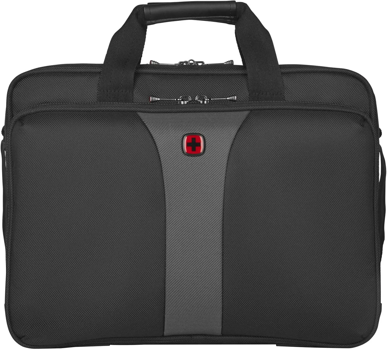 Wenger WA-7652-14F00 Legacy 16" Double Gusset Laptop Case, Black/Gray