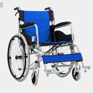 Wheelchair Ultra Light Portable Folding Medical Driving Thick Steel Tube Trolley - Old Scooter Wagon