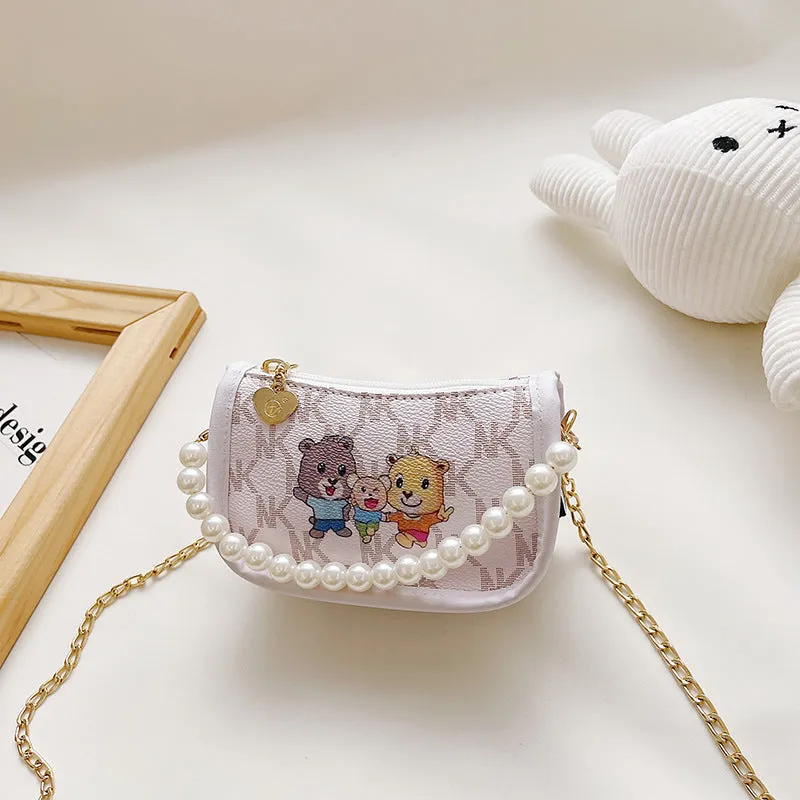 Wholesale Children's Bag PU Leather Cartoon Shoulder Bag JDC-SD-JiaQ092