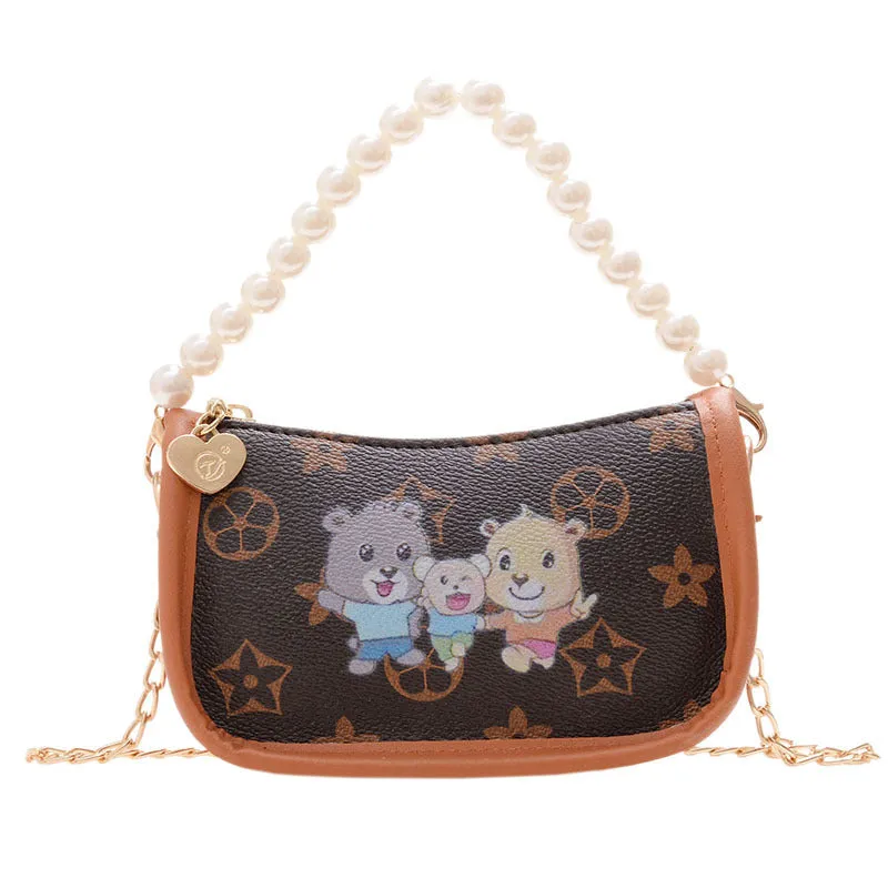Wholesale Children's Bag PU Leather Cartoon Shoulder Bag JDC-SD-JiaQ092