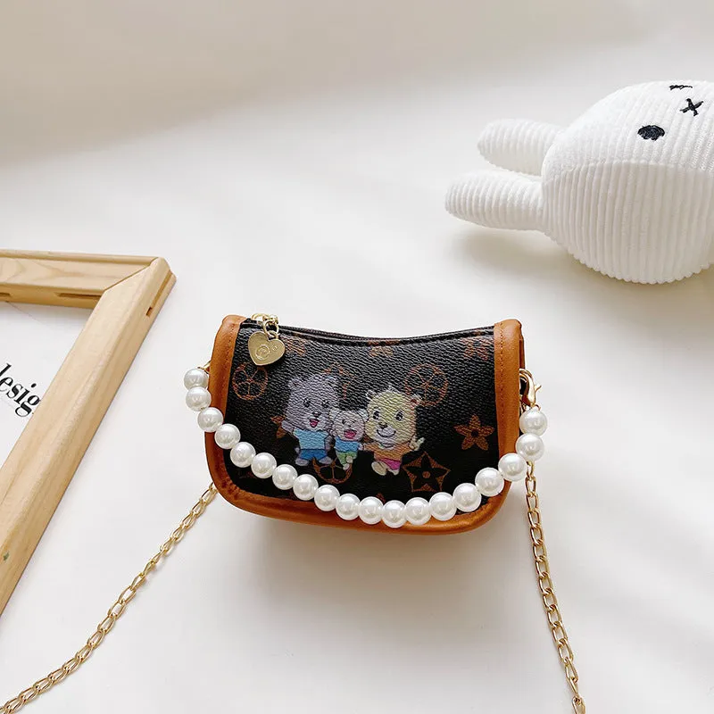 Wholesale Children's Bag PU Leather Cartoon Shoulder Bag JDC-SD-JiaQ092