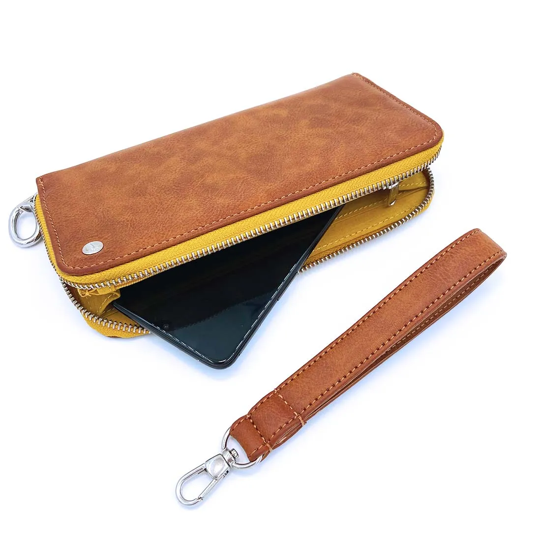 Wildflower Caramel Long Wallet for Women