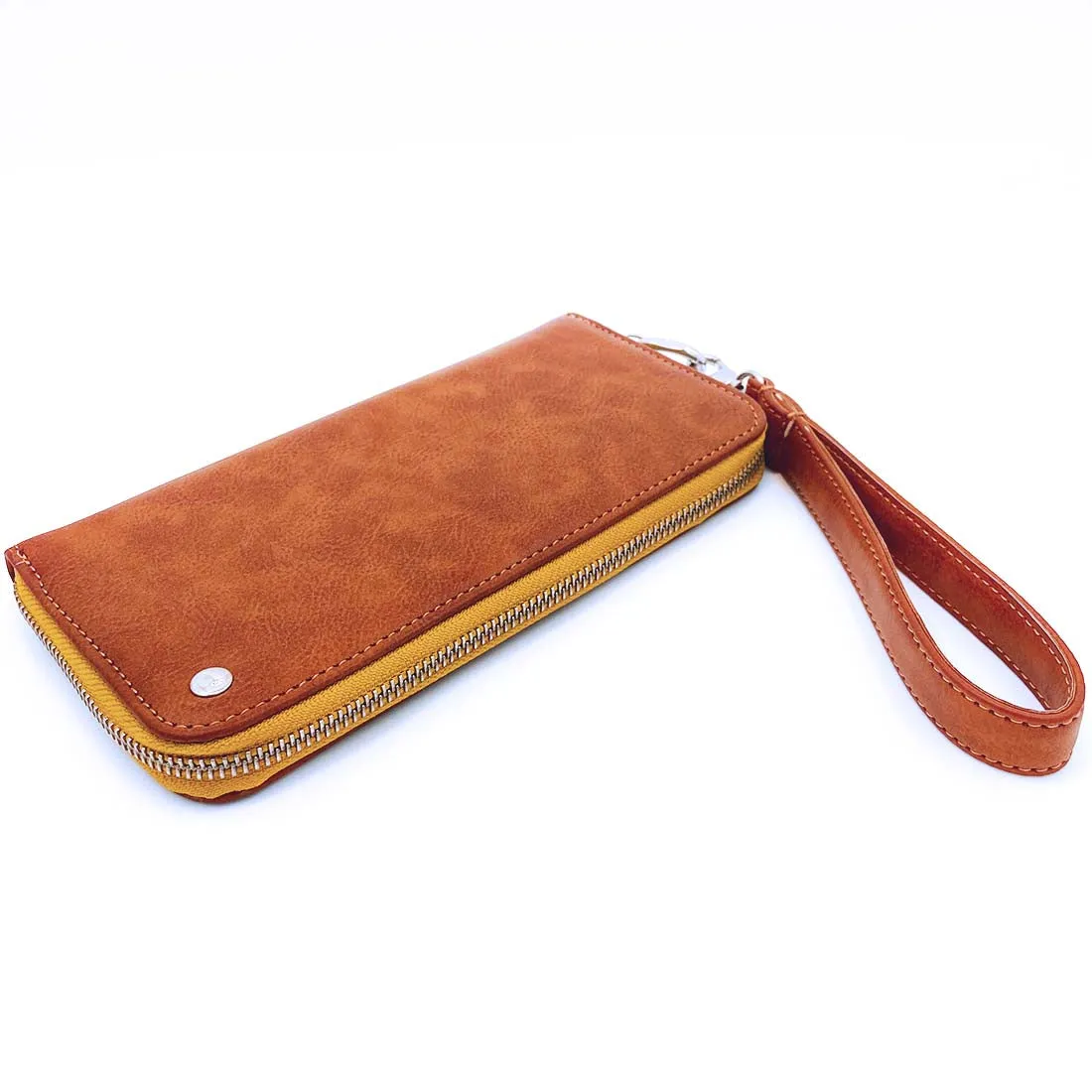 Wildflower Caramel Long Wallet for Women