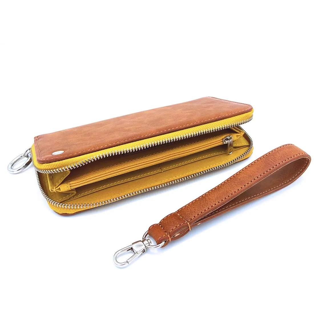 Wildflower Caramel Long Wallet for Women