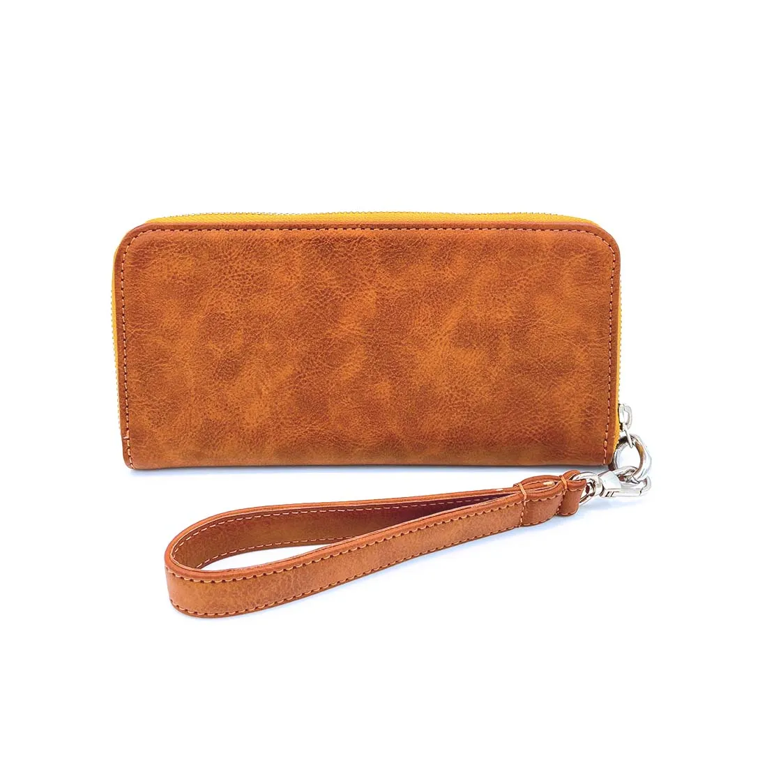 Wildflower Caramel Long Wallet for Women