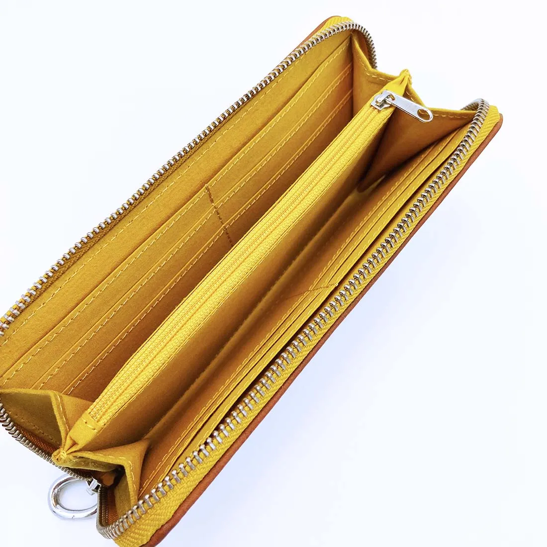 Wildflower Caramel Long Wallet for Women