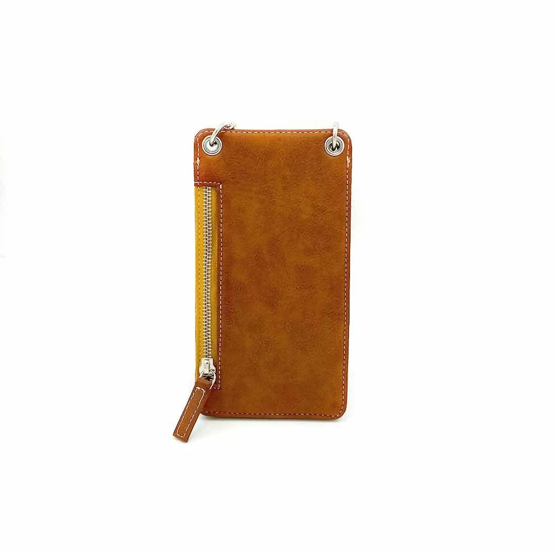 Wildflower Caramel Sling Wallet for Women