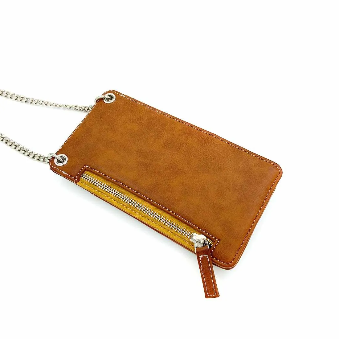 Wildflower Caramel Sling Wallet for Women