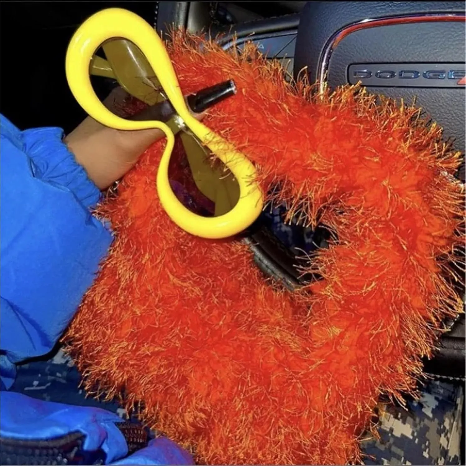Winter Small Bag Hand Bag Women's Furry Short Handle Clutch Soft Plush Warm Bag For Women