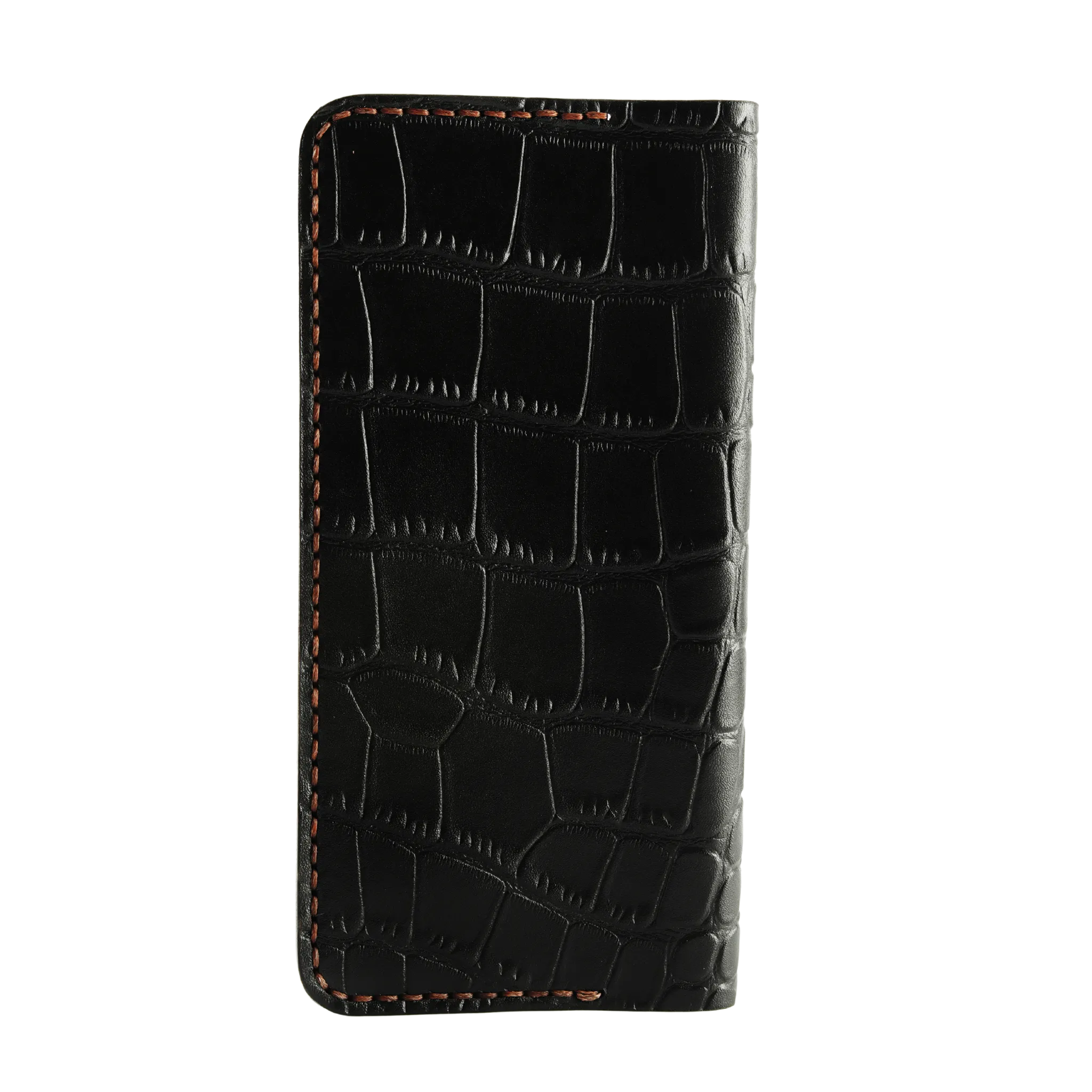 Wolf - The Crocspan  A Leather Long Wallet