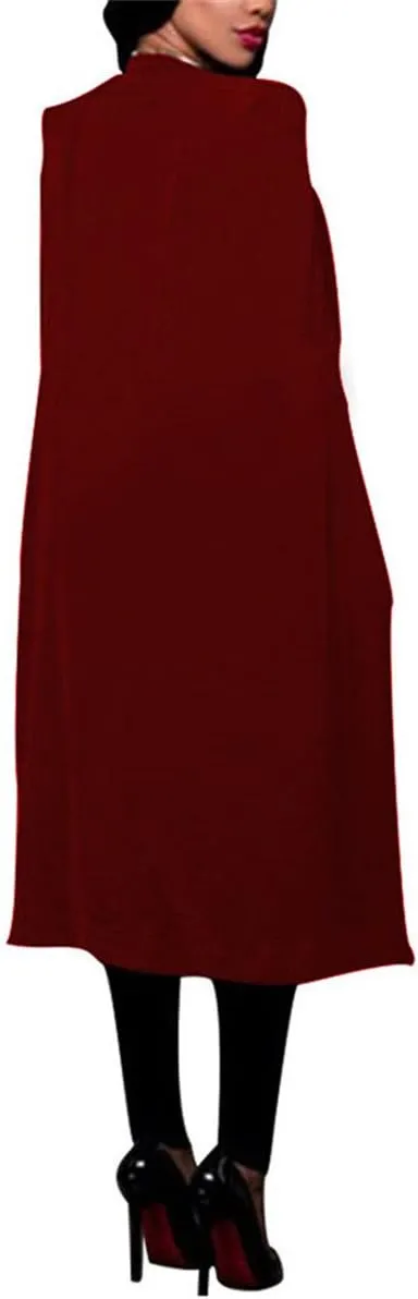 Women Casual Lightweight Open Front Duster