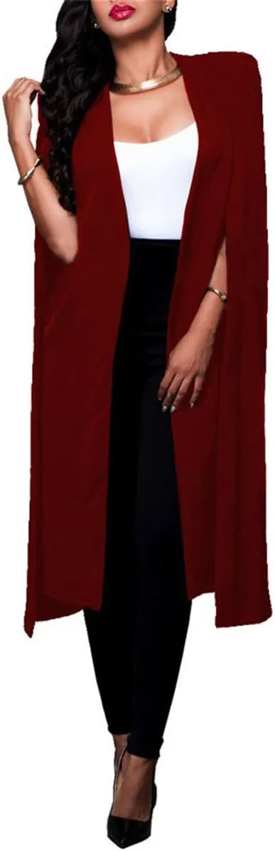 Women Casual Lightweight Open Front Duster