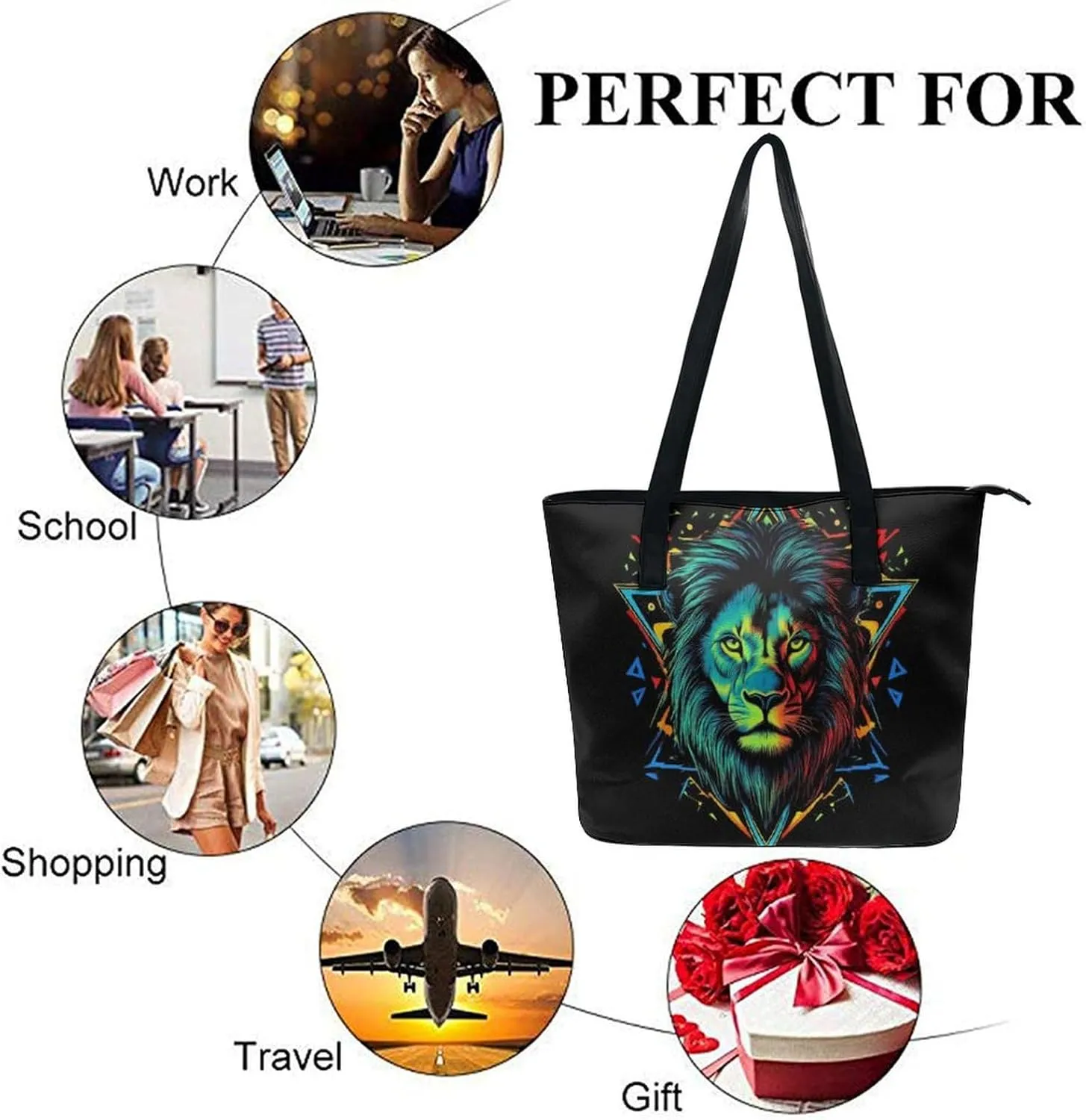 Women Casual Tote Handbags Multifunction Shoulder Work Crossbody Bag