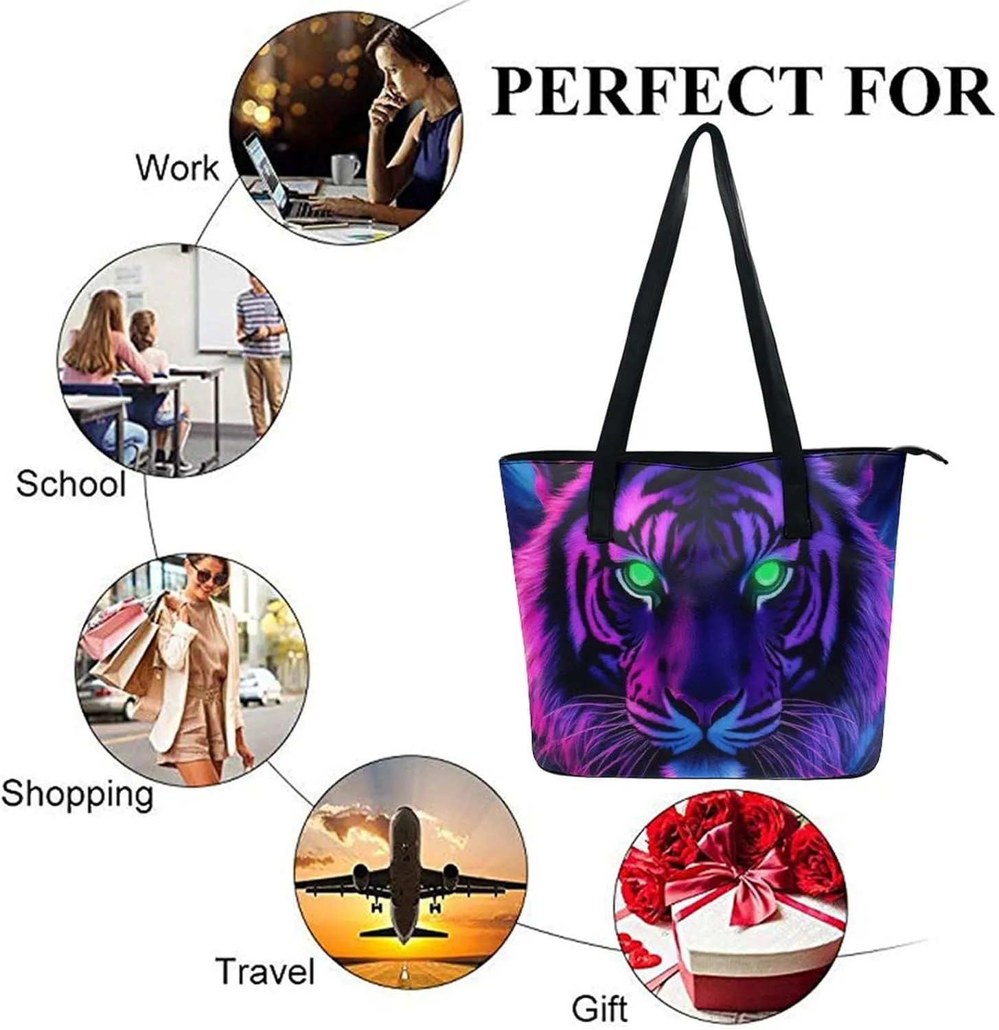 Women Casual Tote Handbags Multifunction Shoulder Work Crossbody Bag